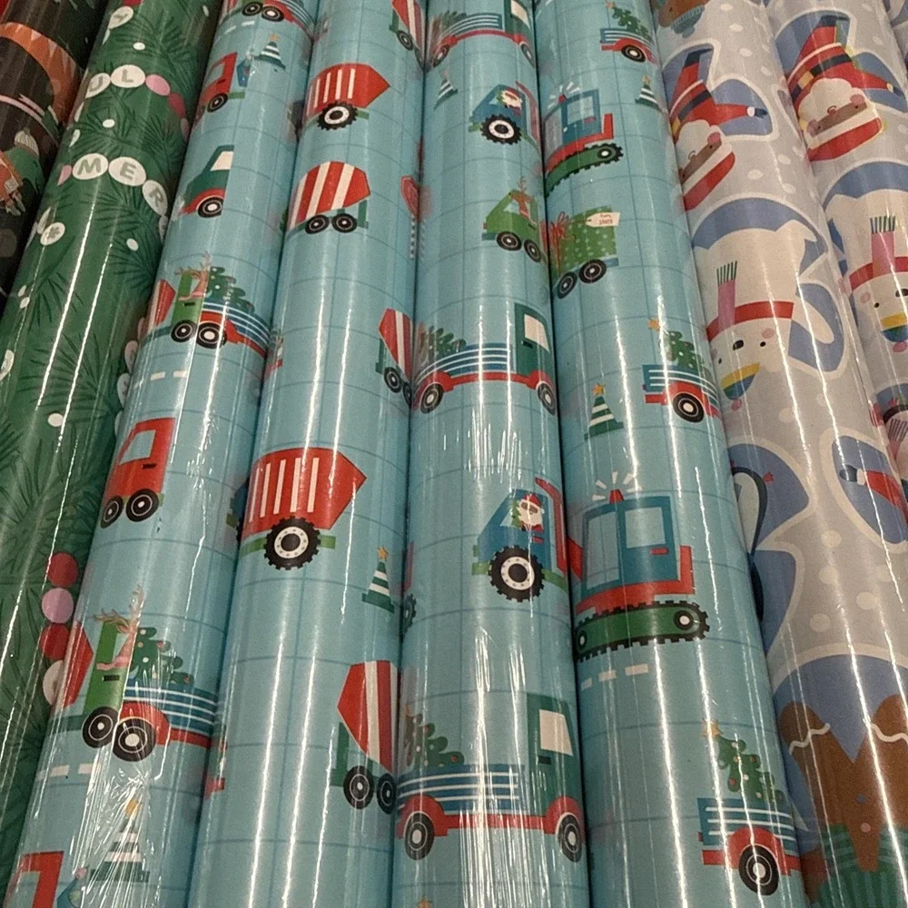 Christmas Wrapping Paper 12 Rolls,  11-50 Sqft Rolls And 1-25sqft Roll